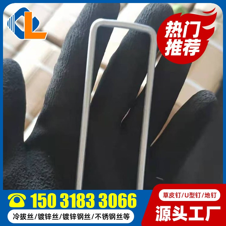 草皮釘型號(hào) U型土工釘 U型鋼釘規(guī)格型號(hào) U型土工釘